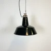 Online Pamono Industrial Black Enamel Factory Pendant Lamp, 1930s