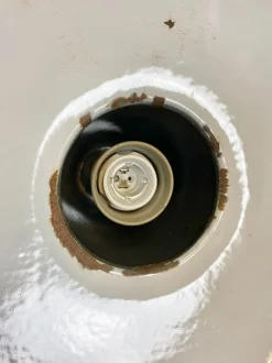 Online Pamono Industrial Black Enamel Factory Pendant Lamp, 1930s