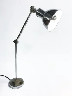 Online Pamono Industrial Chrome Plated Table Lamp from AGI, 1930s