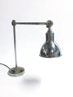 Online Pamono Industrial Chrome Plated Table Lamp from AGI, 1930s