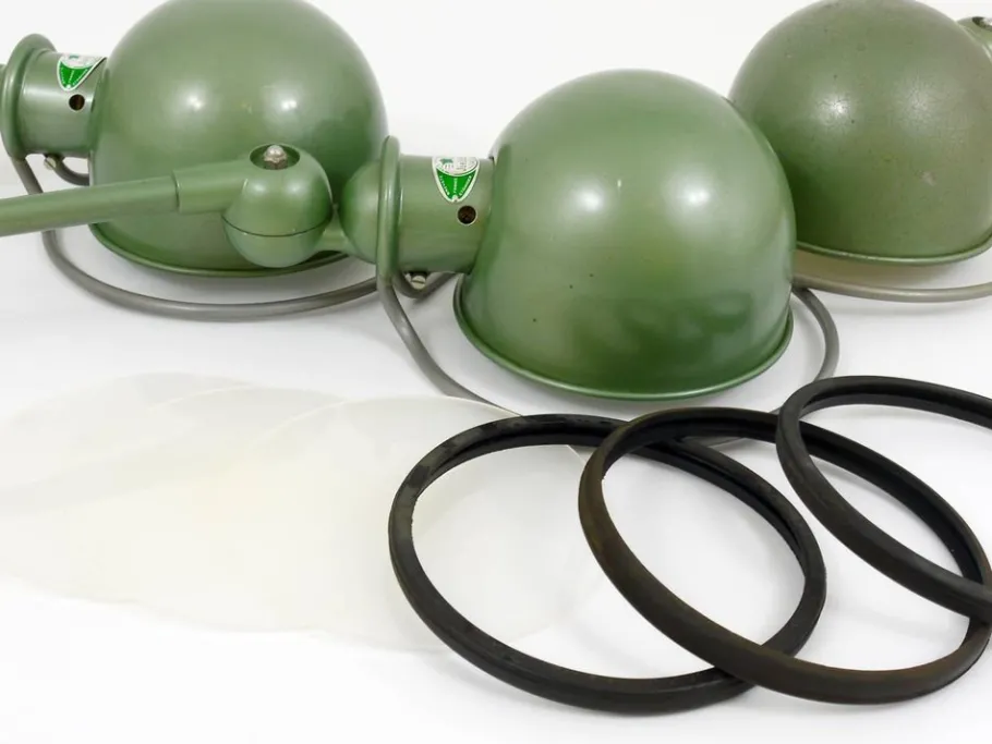 Outlet Pamono Industrial Clamp Lamp by Jean Louis Domecq for Jielde Lyon, 1950s