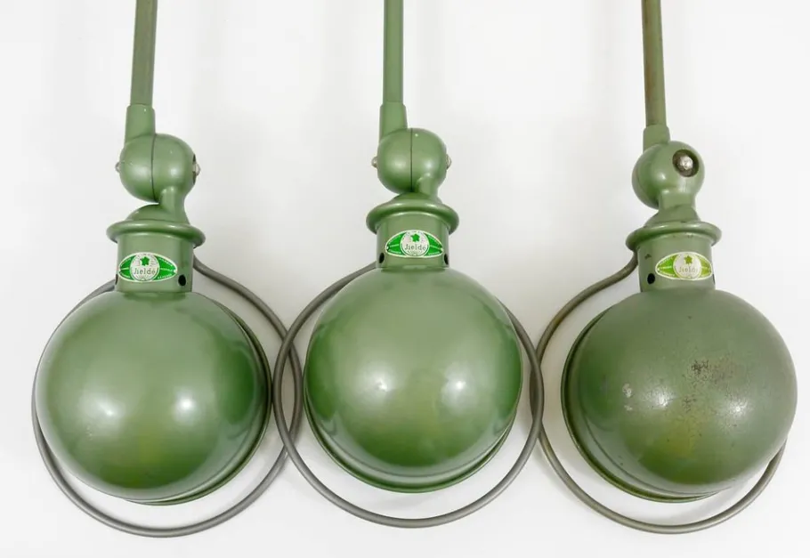 Outlet Pamono Industrial Clamp Lamp by Jean Louis Domecq for Jielde Lyon, 1950s