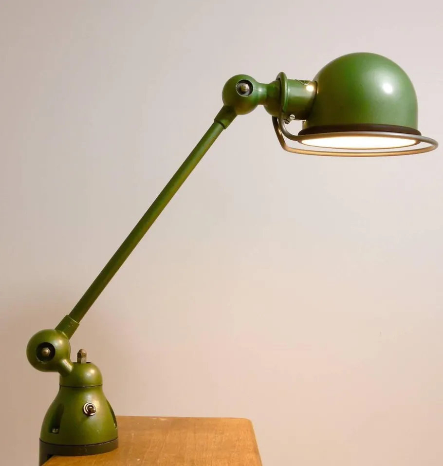 Outlet Pamono Industrial Clamp Lamp by Jean Louis Domecq for Jielde Lyon, 1950s