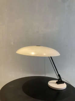 New Pamono Industrial Dutch Table Lamp from Nedalo, 1950s