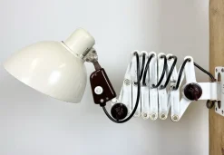 New Pamono Industrial East German Scissor Lamp from Veb Zweckluchtbau Dresden, 1950s