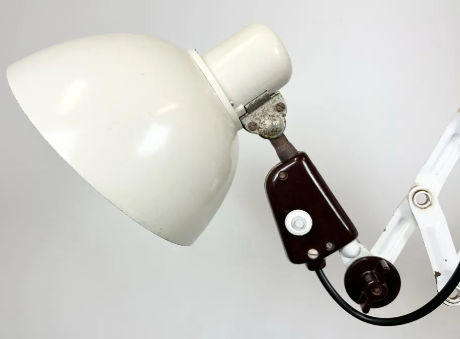 New Pamono Industrial East German Scissor Lamp from Veb Zweckluchtbau Dresden, 1950s