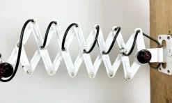 New Pamono Industrial East German Scissor Lamp from Veb Zweckluchtbau Dresden, 1950s