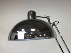 Hot Pamono Industrial Floor Chrome Lamp, 1980s