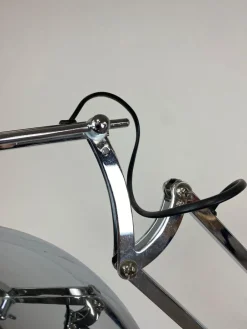 Hot Pamono Industrial Floor Chrome Lamp, 1980s