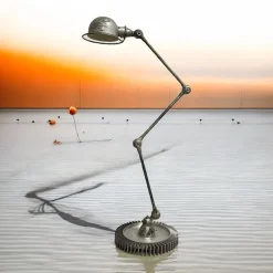 Discount Pamono Industrial Floor Lamp by Jean-Louis Domecq for Jieldé, Lyon, France, 1950s