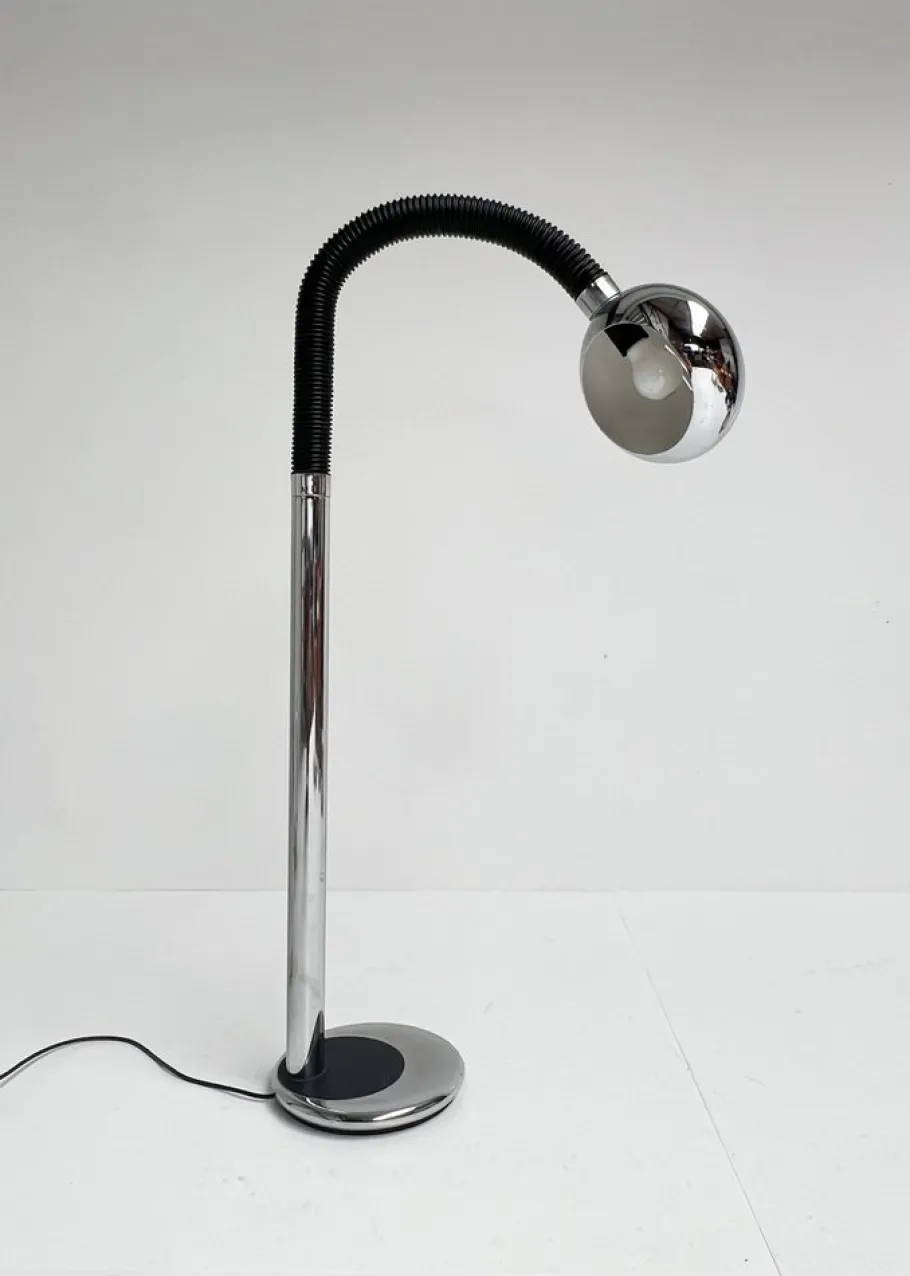 New Pamono Industrial Floor Lamp by Herda, 1970s