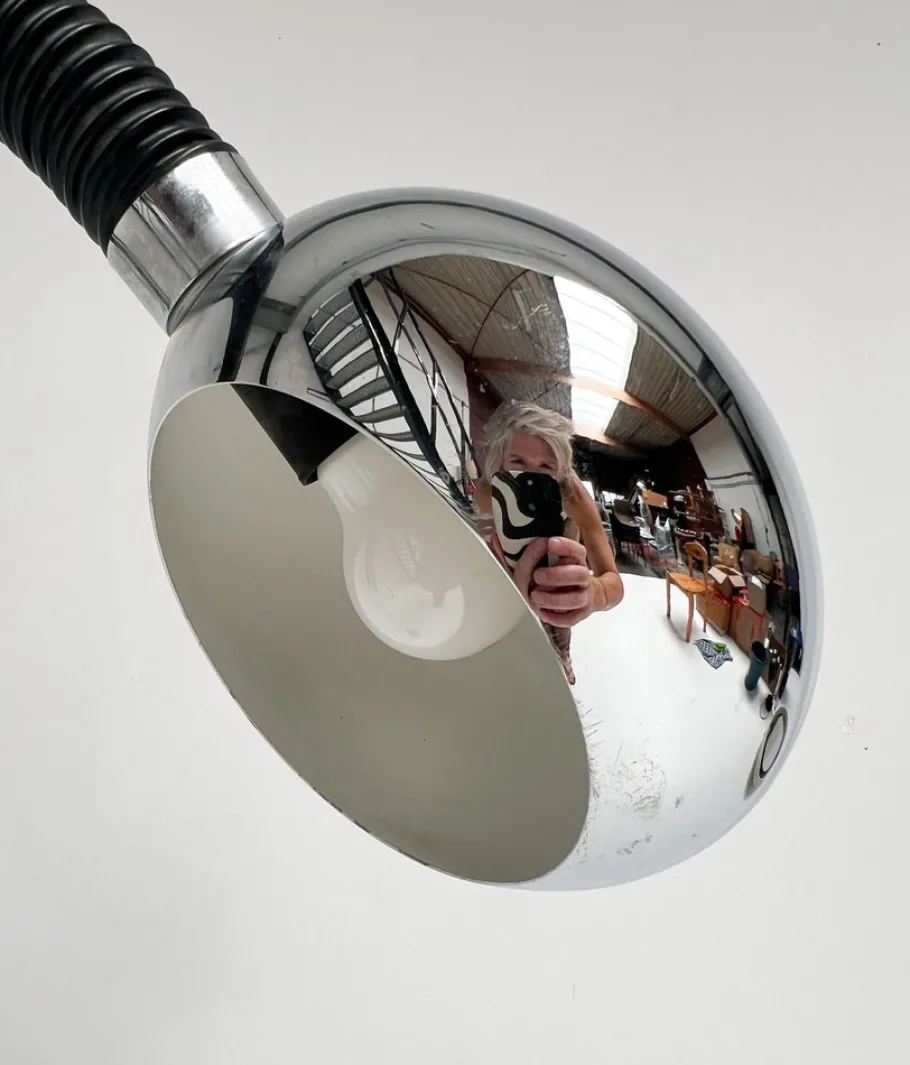 New Pamono Industrial Floor Lamp by Herda, 1970s