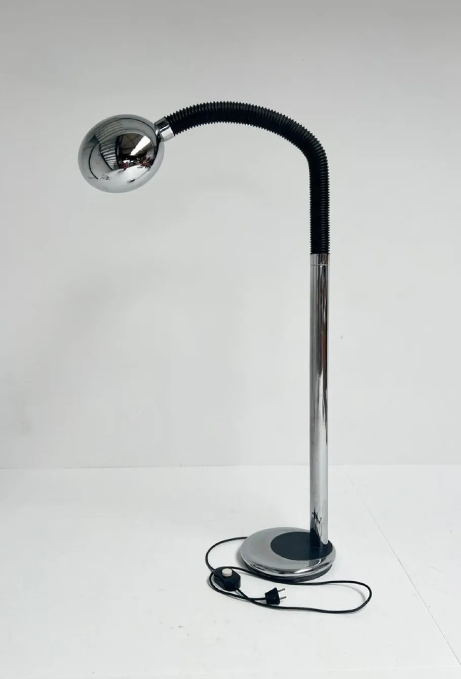 New Pamono Industrial Floor Lamp by Herda, 1970s