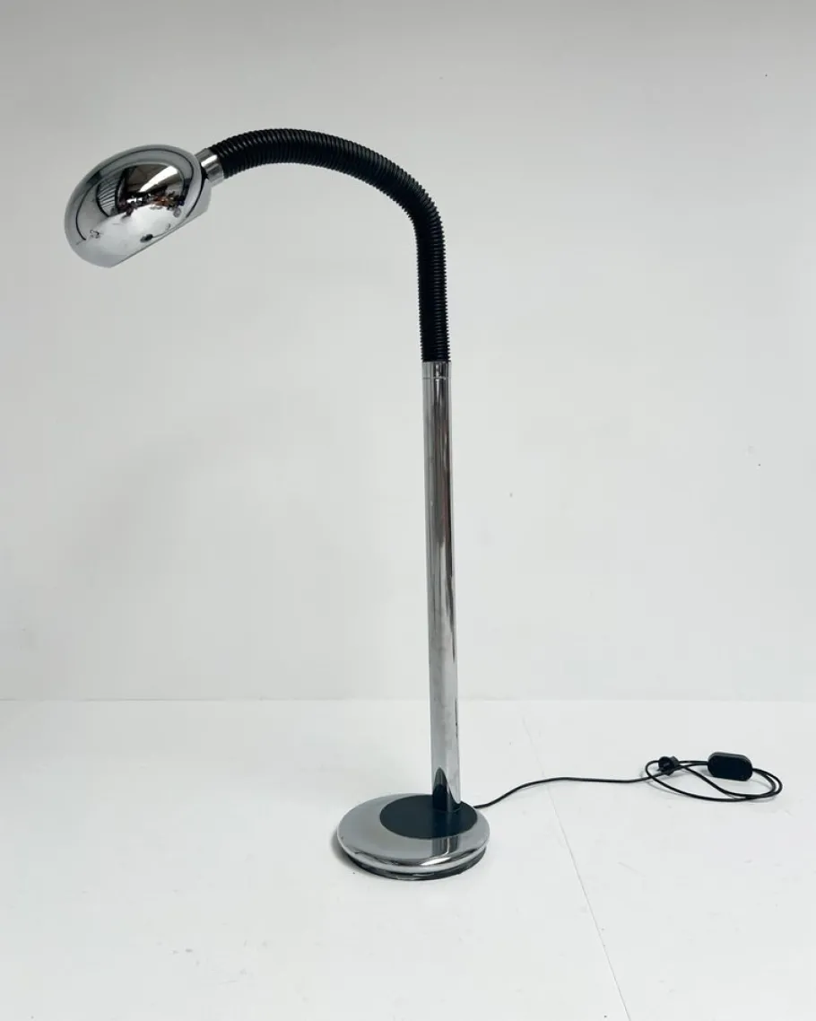 New Pamono Industrial Floor Lamp by Herda, 1970s