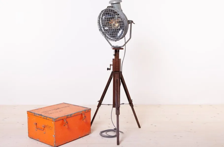 Clearance Pamono Industrial Floor Lamp from Tilley