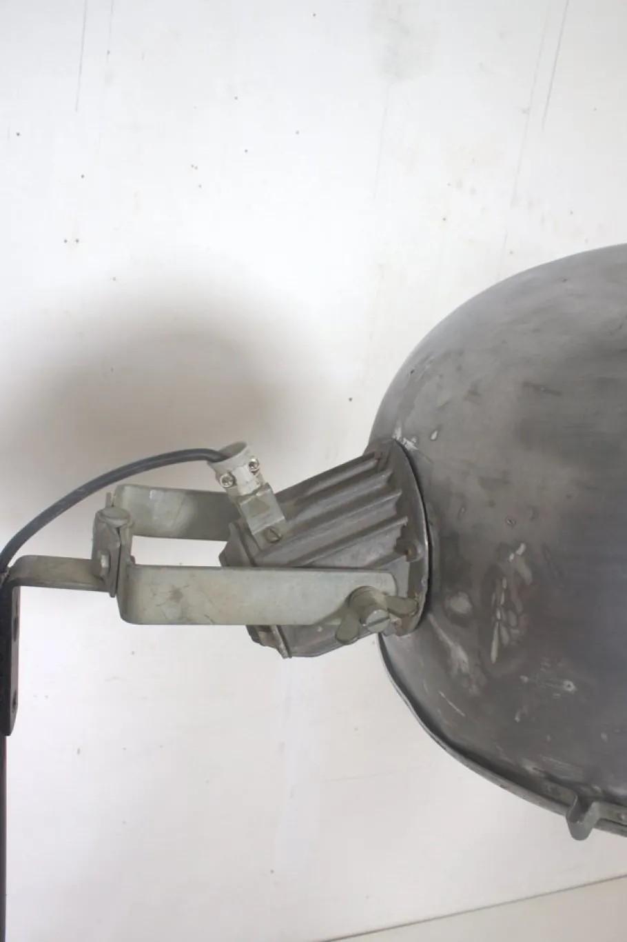 Clearance Pamono Industrial Floor Lamp with Adjustable Shade, 1950s