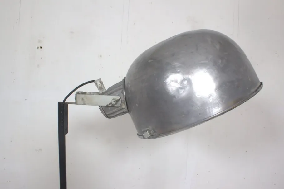 Clearance Pamono Industrial Floor Lamp with Adjustable Shade, 1950s