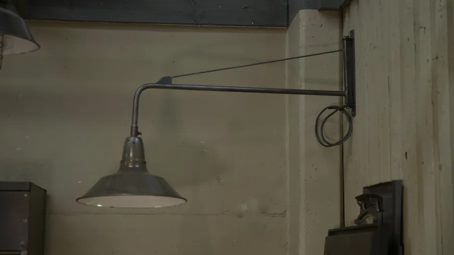 Discount Pamono Industrial Gallows Lamp, 1950s