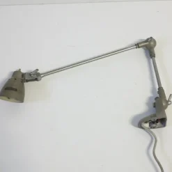 Discount Pamono Industrial German Metal Table Lamp from Pfaff, 1950s