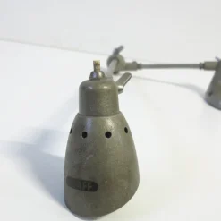 Discount Pamono Industrial German Metal Table Lamp from Pfaff, 1950s