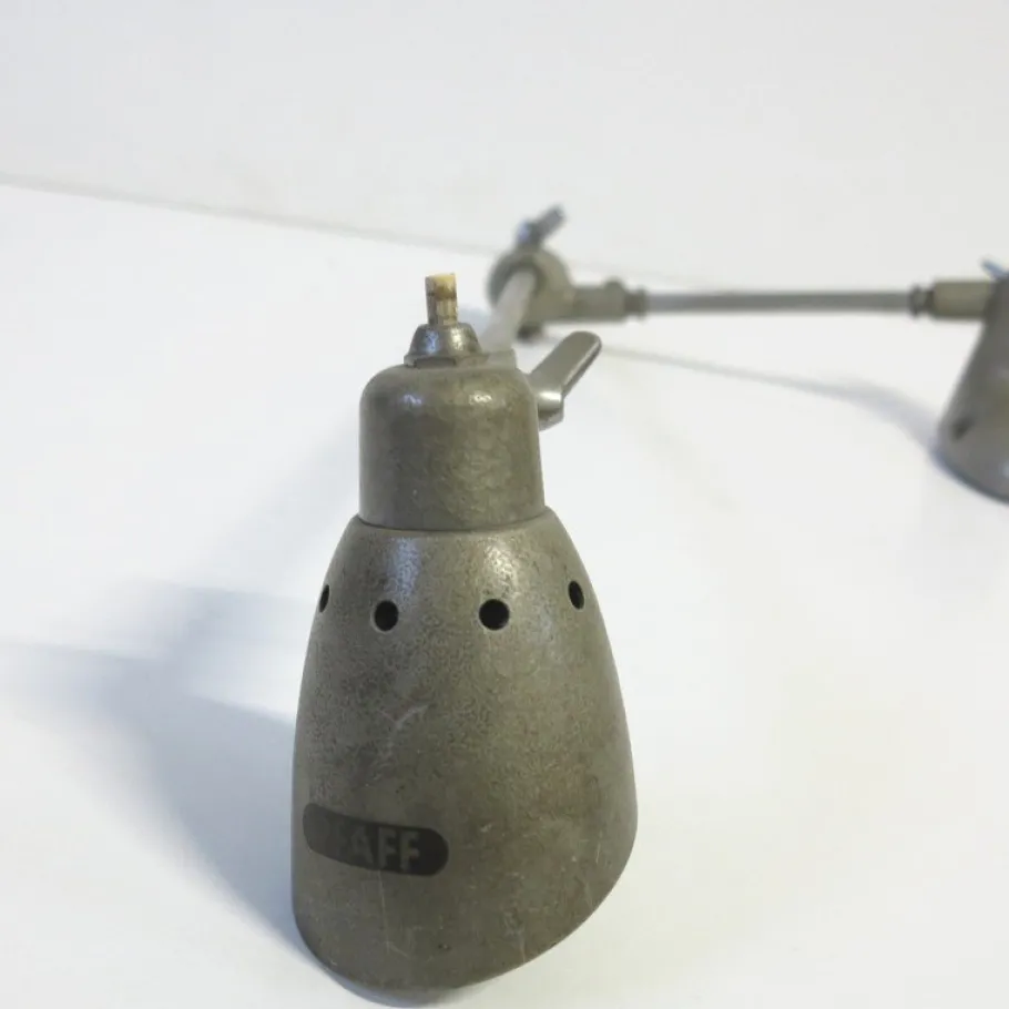 Discount Pamono Industrial German Metal Table Lamp from Pfaff, 1950s