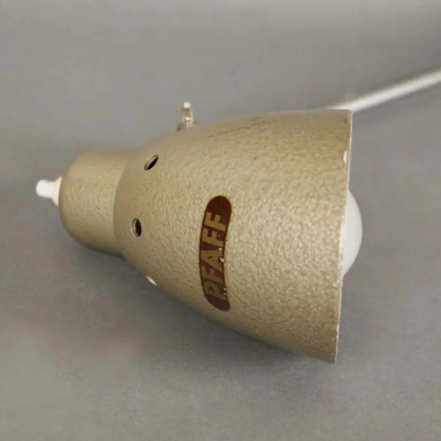 Discount Pamono Industrial German Metal Table Lamp from Pfaff, 1950s