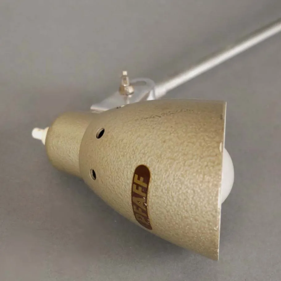Discount Pamono Industrial German Metal Table Lamp from Pfaff, 1950s