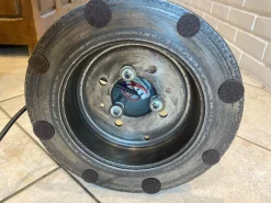 Sale Pamono Industrial Graphite 5-Arm Floor Lamp by Jean-Louis Domecq for Jieldé, 1950s