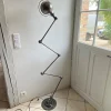 Best Pamono Industrial Graphite Floor Lamp by Jean-Louis Domecq for Jieldé, 1950s