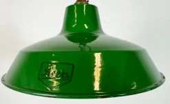 Online Pamono Industrial Green Enamel Factory Pendant Lamp from Revo, 1950s