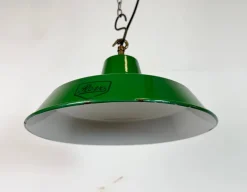 Online Pamono Industrial Green Enamel Factory Pendant Lamp from Revo, 1950s