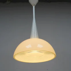 New Pamono Industrial Lamp attributed to Mathieu Matégot for Holophane, 1950s