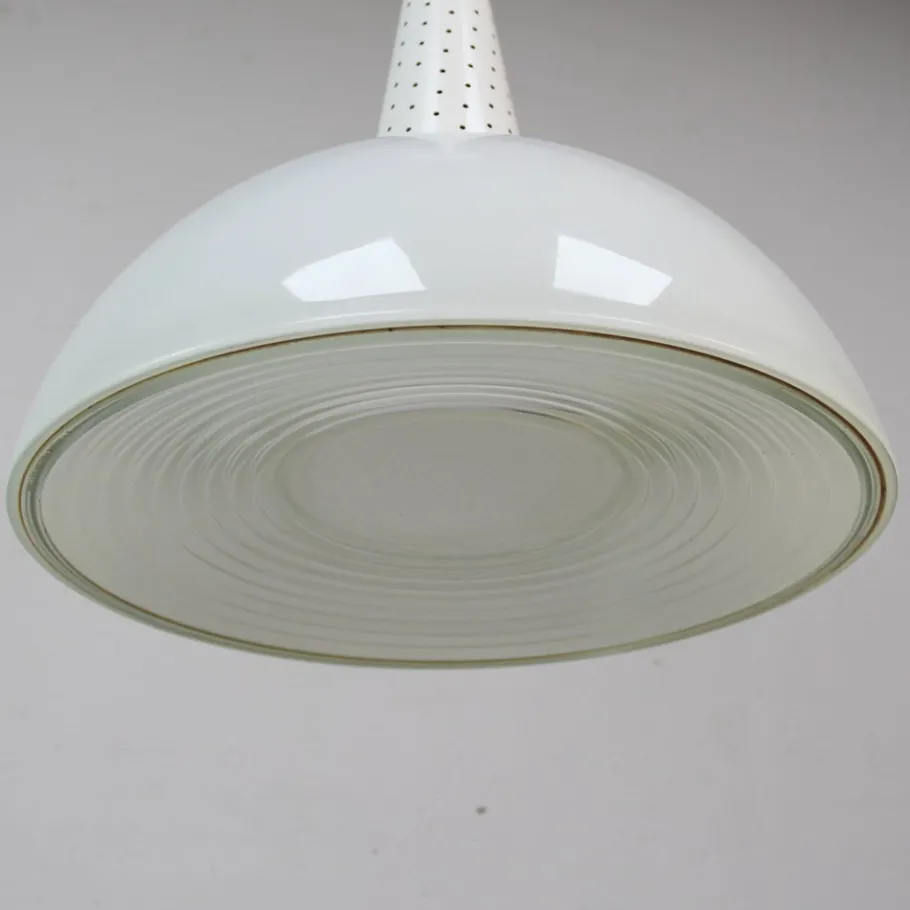 New Pamono Industrial Lamp attributed to Mathieu Matégot for Holophane, 1950s