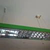 Clearance Pamono Industrial Office Ceiling Lamp, 1970s