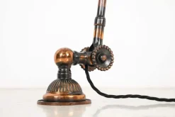 Clearance Pamono Industrial Oxy-Copper Machinist Wall or Desk Lamp from Dugdills