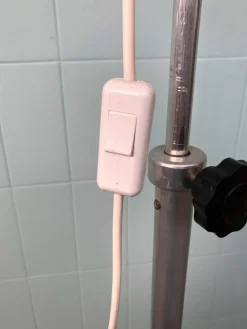 Hot Pamono Industrial Studio Study Lamp in Steel & Aluminum, Italy, 1950s