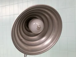 Hot Pamono Industrial Studio Study Lamp in Steel & Aluminum, Italy, 1950s