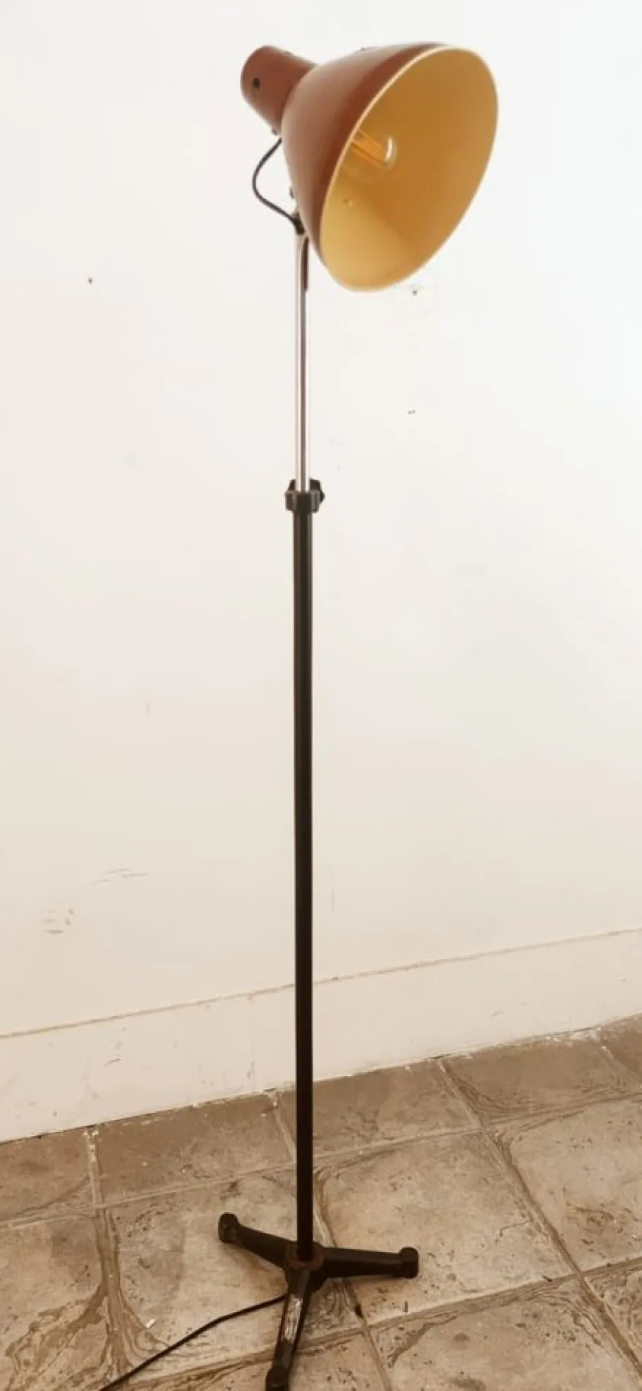 Hot Pamono Industrial Theater Light with Stand and Wheels from Ng. Marcucci Milano