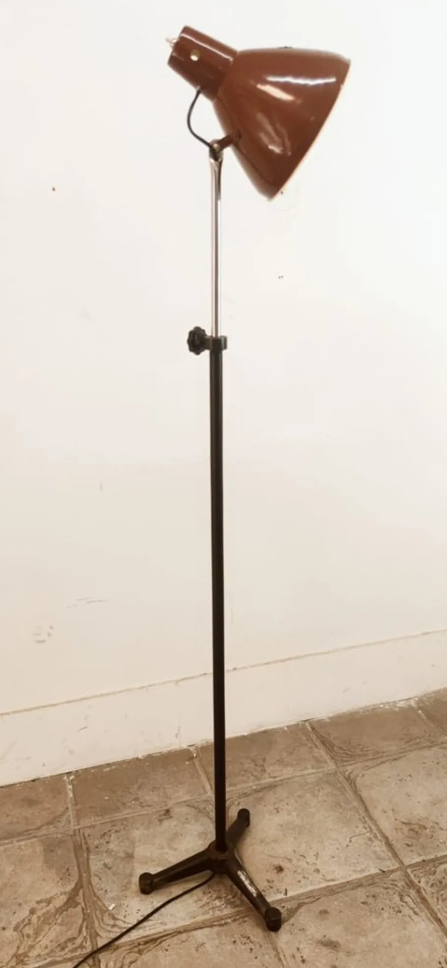 Hot Pamono Industrial Theater Light with Stand and Wheels from Ng. Marcucci Milano