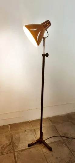 Hot Pamono Industrial Theater Light with Stand and Wheels from Ng. Marcucci Milano