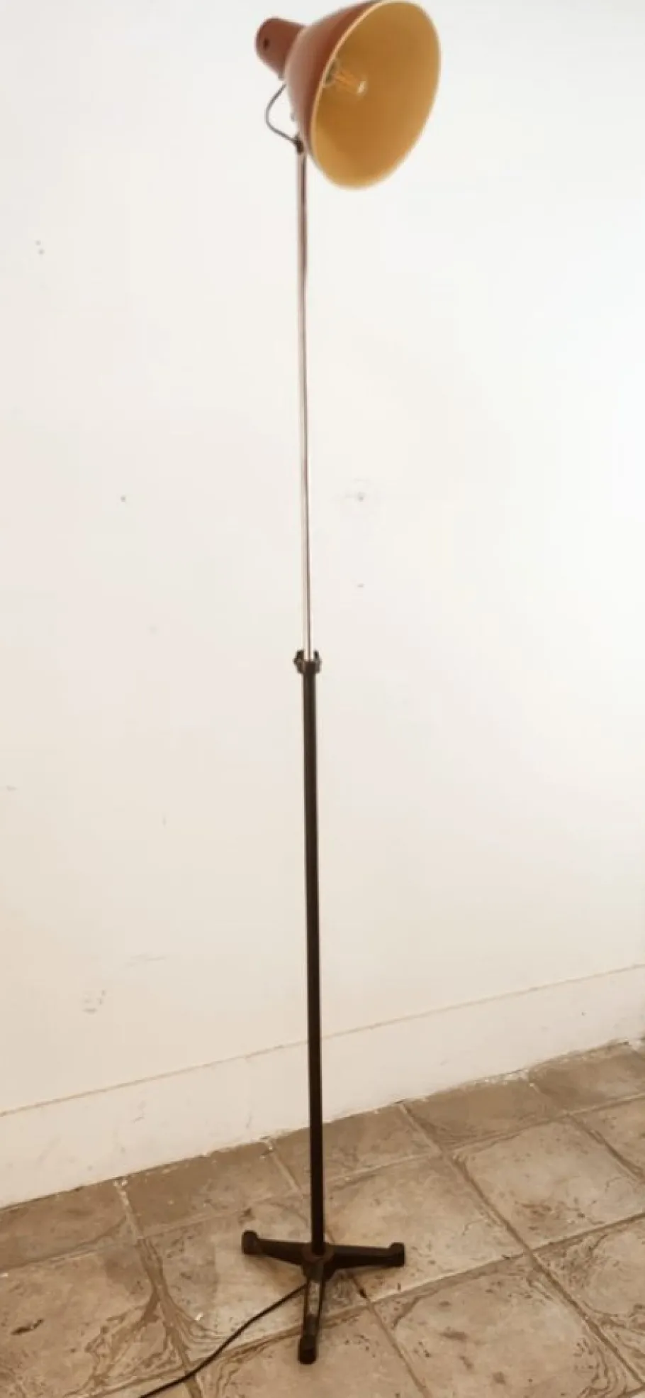 Hot Pamono Industrial Theater Light with Stand and Wheels from Ng. Marcucci Milano