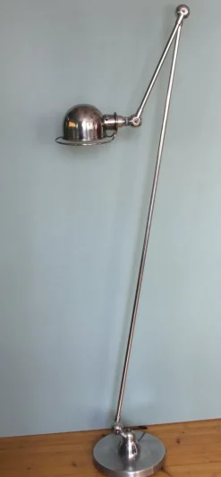 Online Pamono Industrial Two-Arm Floor Lamp by Jean-Louis Domecq for Jieldé, 1950s