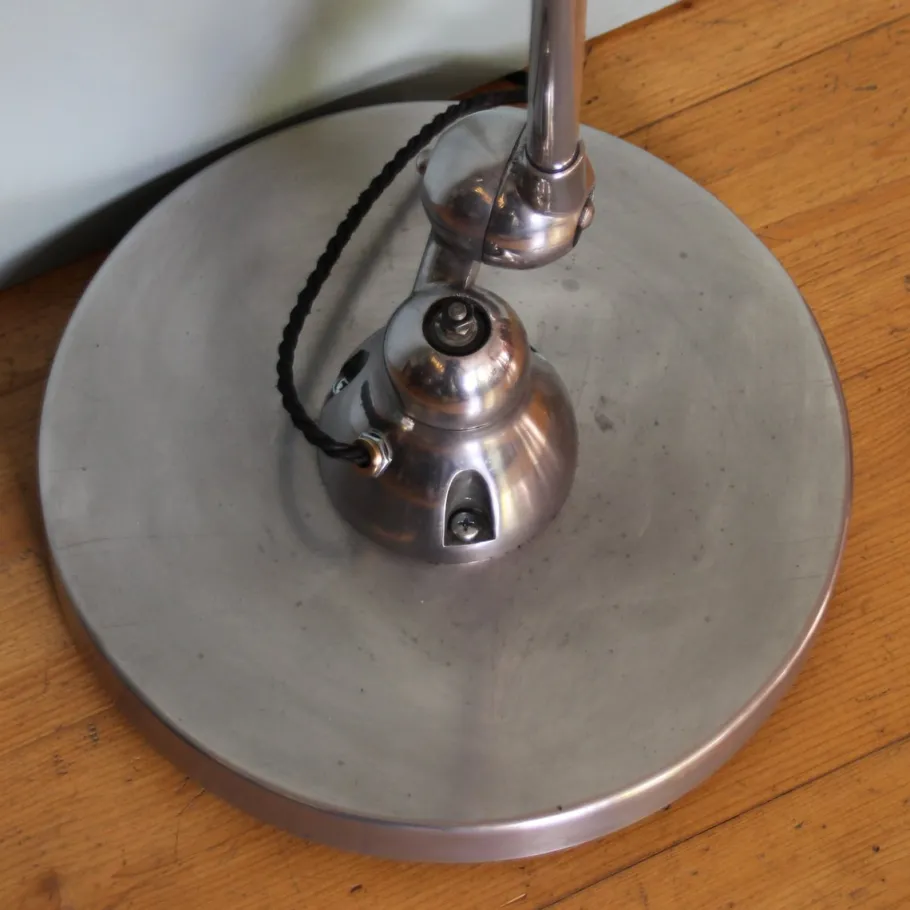 Online Pamono Industrial Two-Arm Floor Lamp by Jean-Louis Domecq for Jieldé, 1950s