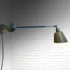 New Pamono Industrial Wall Lamp from Metallwerke Schröder, Lobenstein, Germany, 1940s