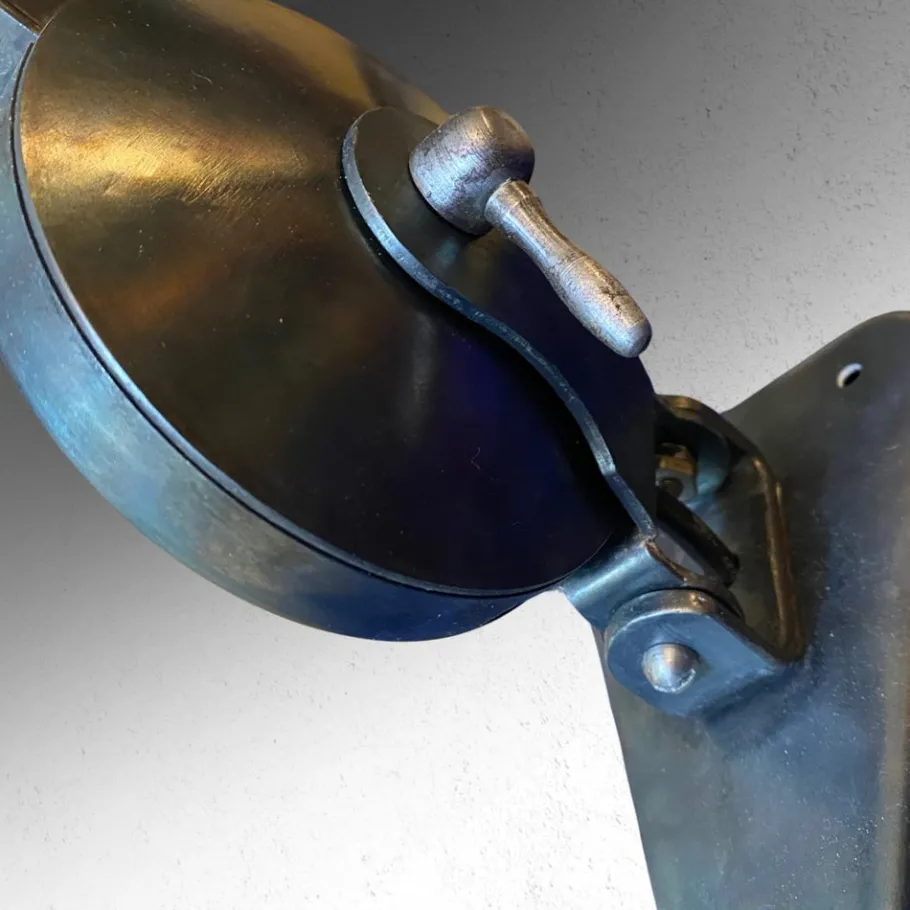 New Pamono Industrial Wall Lamp from Metallwerke Schröder, Lobenstein, Germany, 1940s