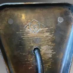 New Pamono Industrial Wall Lamp from Metallwerke Schröder, Lobenstein, Germany, 1940s