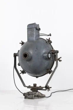 Online Pamono Industrial WWII Ship Searchlight from GEC, 1940s