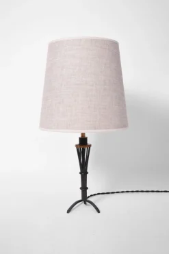 Hot Pamono Iron and Copper Lamps, 1940s, Set of 2