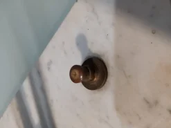 Pamono Iron, Brass & Marble Alberello Floor Lamp from Stilnovo, 1950s