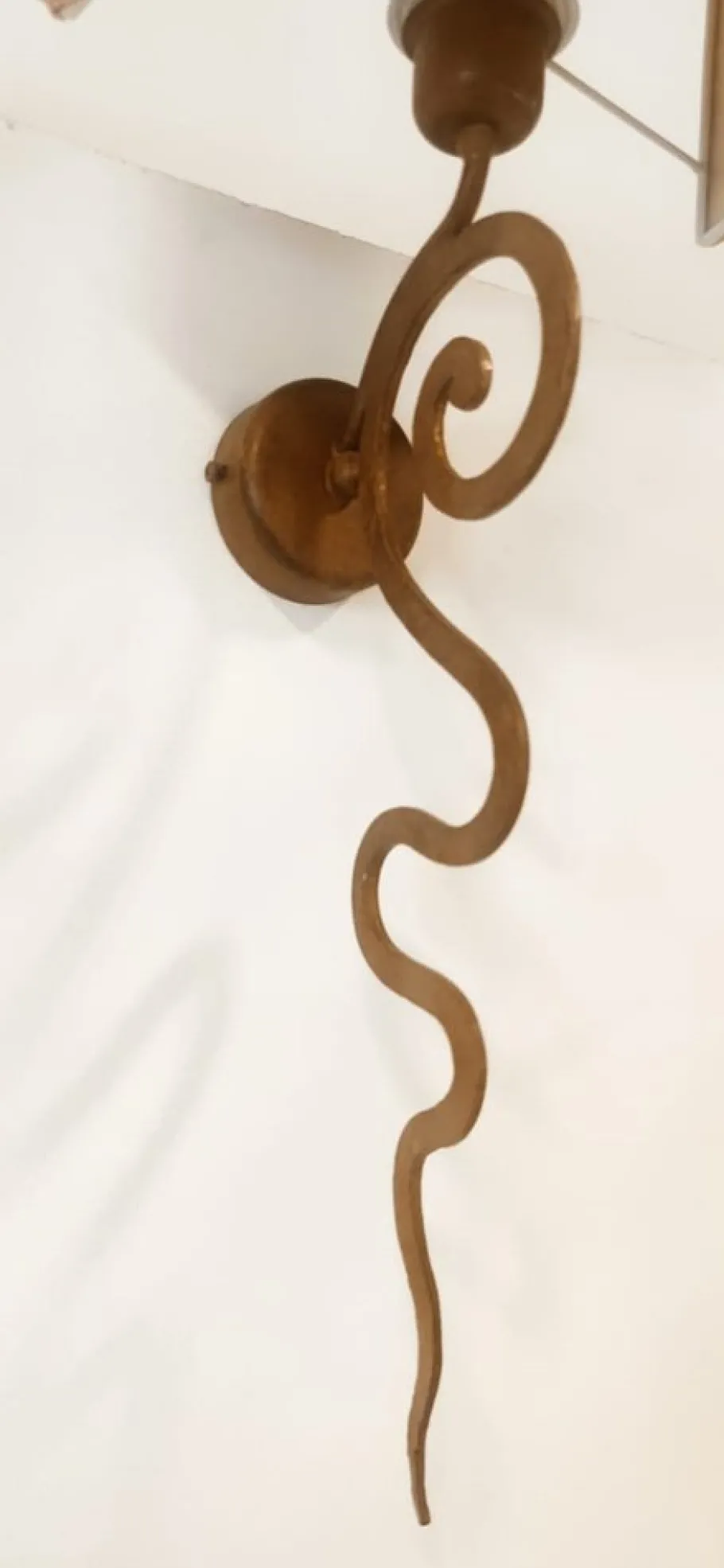 Clearance Pamono Iron Wall Light with Fabric Shade